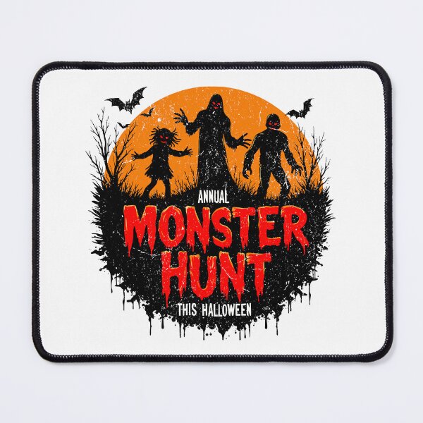 Item preview, Monster Hunt - Cute Funny Spooky Halloween Monsters designed and sold by Urban-Alien.