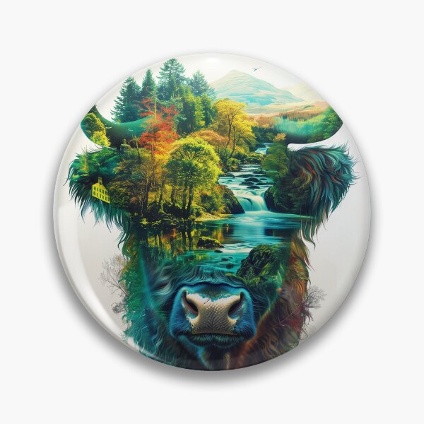 Item preview, Highland Cow Motif designed and sold by SOCaptivating.