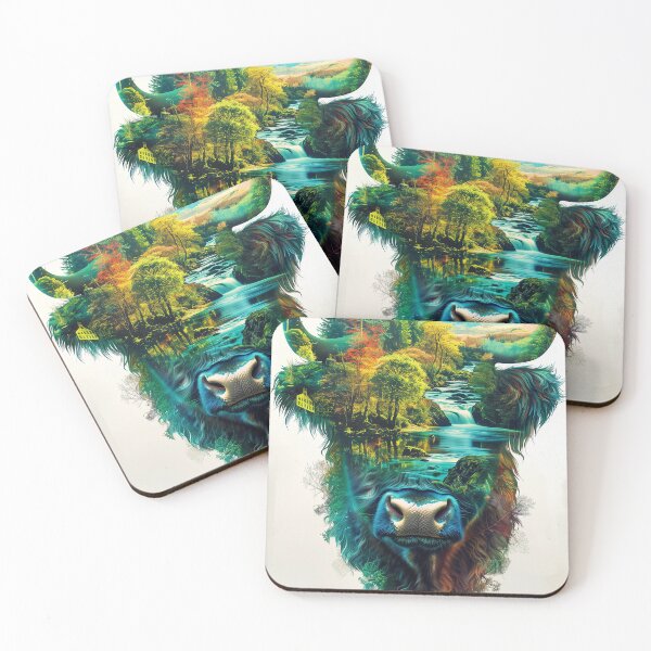 Item preview, Highland Cow Motif designed and sold by SOCaptivating.