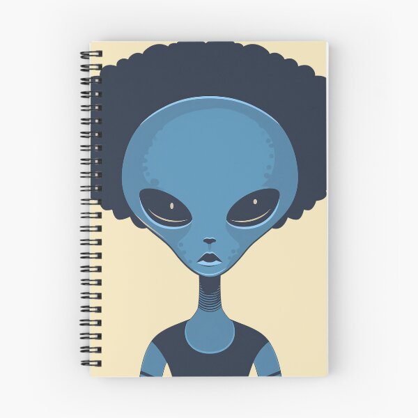 Item preview, Alien with an afro designed and sold by Zen Lael.