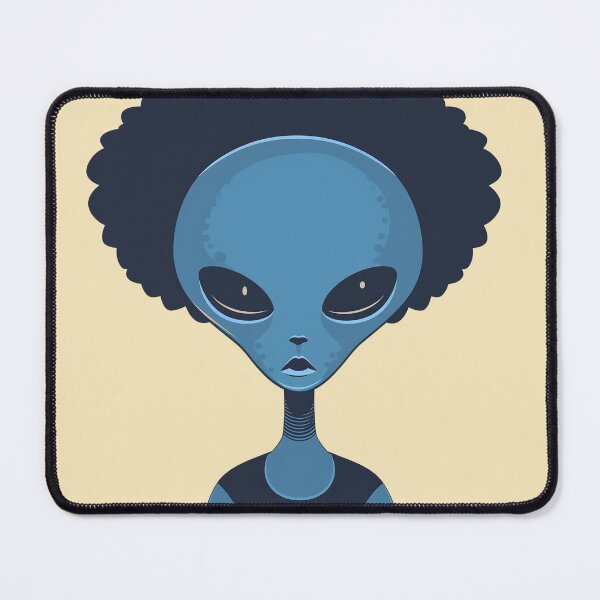 Item preview, Alien with an afro designed and sold by Zen Lael.