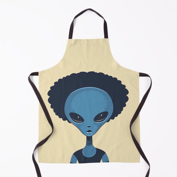 Item preview, Alien with an afro designed and sold by Zen Lael.