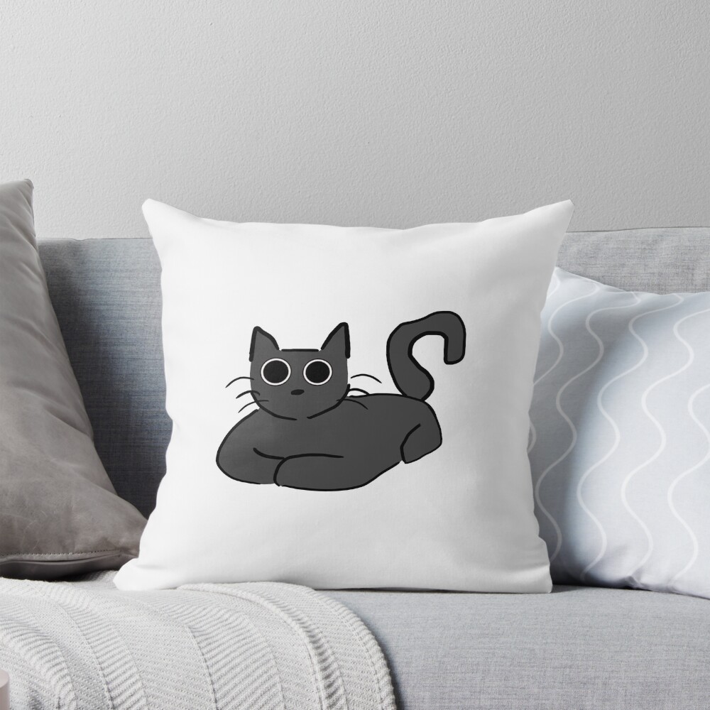 Item preview, Throw Pillow designed and sold by Stickersofworld.