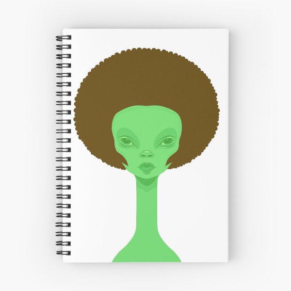 Item preview, Alien with an afro designed and sold by Zen Lael.