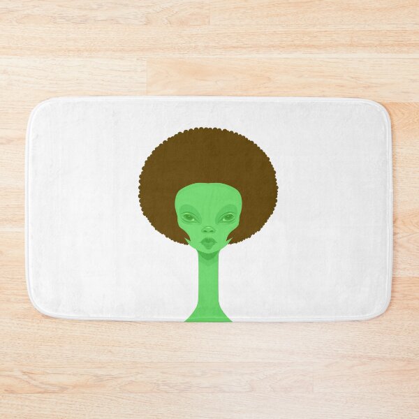 Item preview, Alien with an afro designed and sold by Zen Lael.