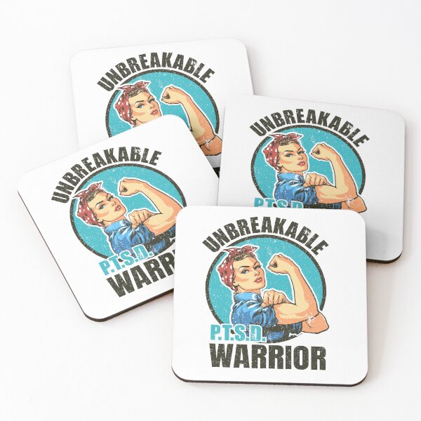 Item preview, Unbreakable: Rosie the Riveter PTSD Warrior designed and sold by dakaseli.