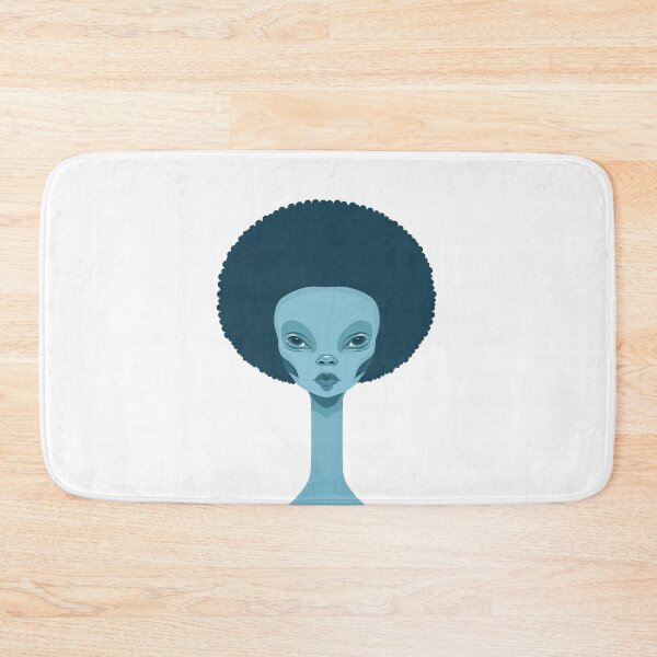 Item preview, Alien with an afro designed and sold by Zen Lael.