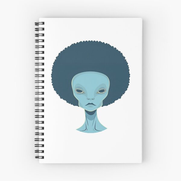 Item preview, Alien with an afro designed and sold by Zen Lael.