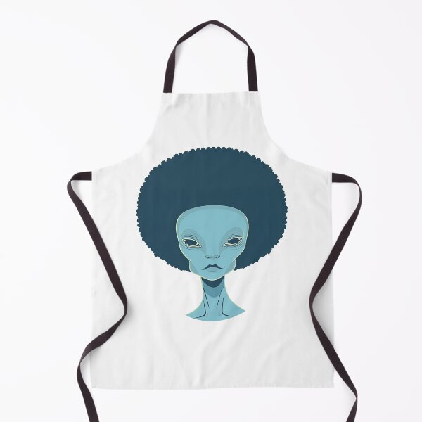Item preview, Alien with an afro designed and sold by Zen Lael.
