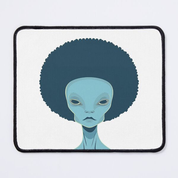 Item preview, Alien with an afro designed and sold by Zen Lael.