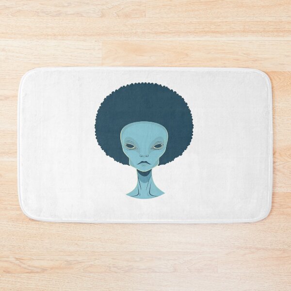 Item preview, Alien with an afro designed and sold by Zen Lael.