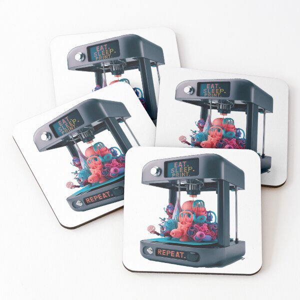 Item preview, Eat. Sleep. Print. Repeat designed and sold by BeardedBucket.
