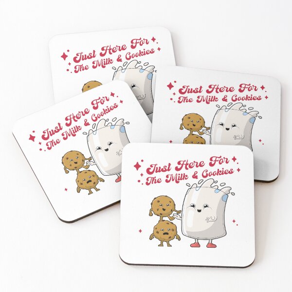 Item preview, Just Here For The Milk & Cookies designed and sold by CourageousTees.