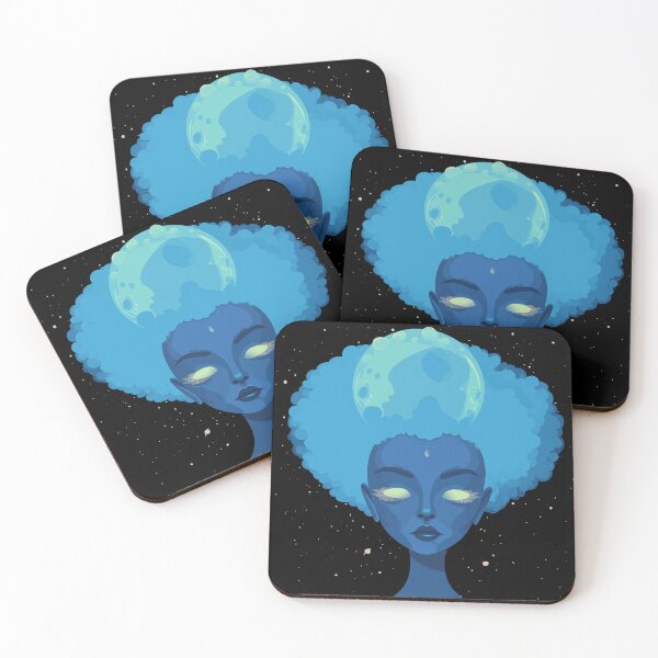 Item preview,  Alien with an afro designed and sold by Zen Lael.