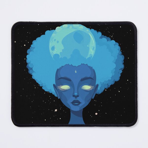 Item preview, Alien with an afro designed and sold by Zen Lael.