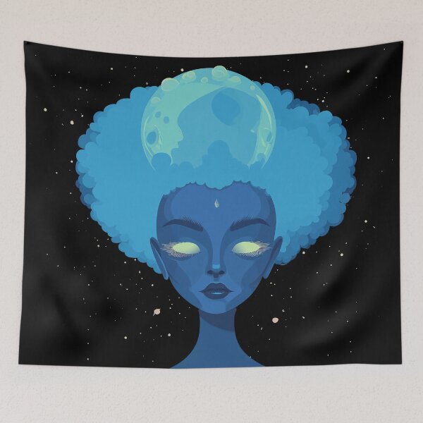 Item preview,  Alien with an afro designed and sold by Zen Lael.