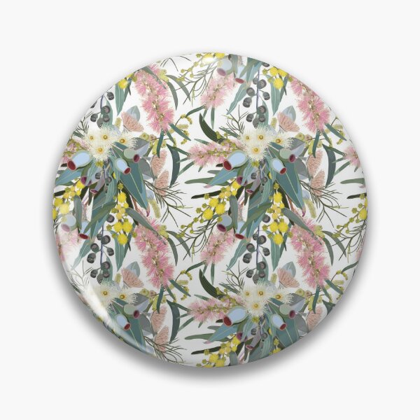 Item preview, Native Bush Blooms - Classic White designed and sold by Sketchbook Designs.