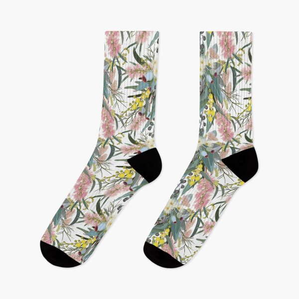 Item preview, Native Bush Blooms - Classic White designed and sold by Sketchbook Designs.