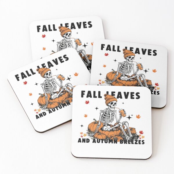 Item preview, Fall leaves Autumn Breezes Fall Skeleton Pumpkin  designed and sold by MissGraphicTees.