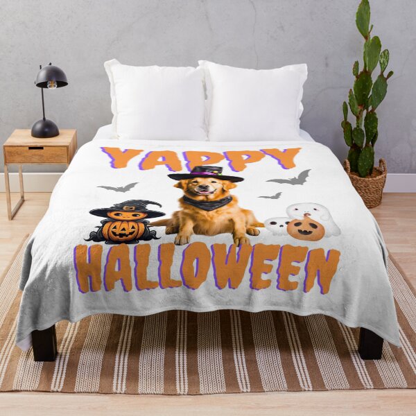 Item preview, Yappy Halloween Golden Retriever: Cute Halloween Dog Lover Design designed and sold by Fredster1966.
