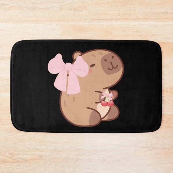 Item preview, Coquette Capybara Lover Coquette Pink Cherries designed and sold by CCKimShop.