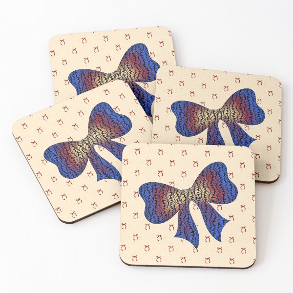 Item preview, Zen Petal Art - Red Yellow Blue Bow designed and sold by SpeakBoldly.