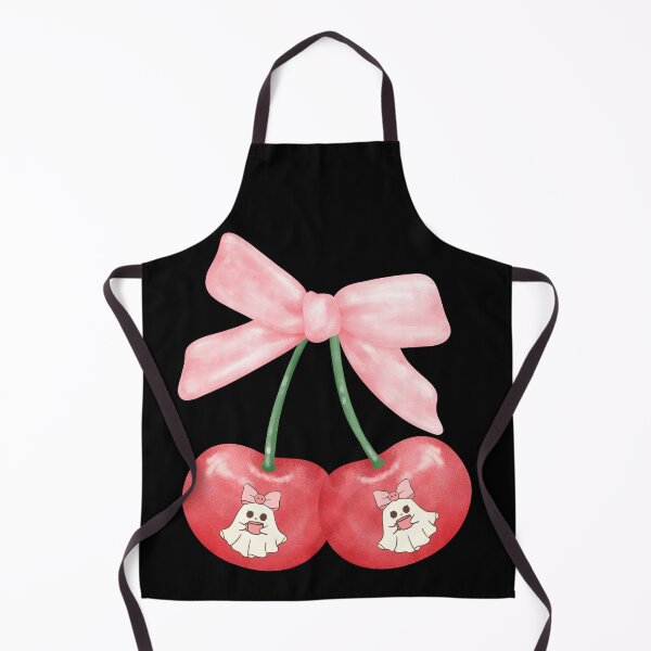 Item preview, Ghost Coquette Spooky Cherries Pink Bows designed and sold by CCKimShop.