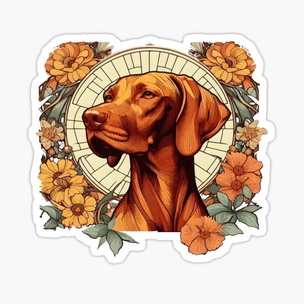 Versatile Vizsla Sticker