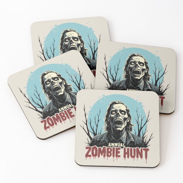 Item preview, Zombie Hunt - Funny Spooky Halloween Scary Zombie designed and sold by Urban-Alien.
