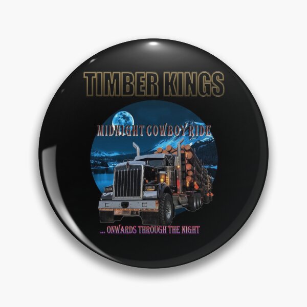 Artikelvorschau, TIMBER KINGS: MITTERNACHT-COWBOY-RITT...WEITER DURCH DAS NICHT / HOLZTRANSPORTER / KENWROTH W900 entworfen und verkauft von MK-GRAPHICS2020.