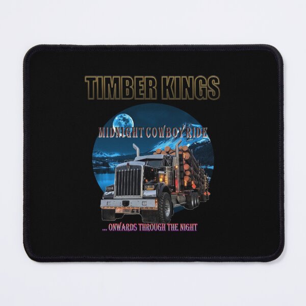 Artikelvorschau, TIMBER KINGS: MITTERNACHT-COWBOY-RITT...WEITER DURCH DAS NICHT / HOLZTRANSPORTER / KENWROTH W900 entworfen und verkauft von MK-GRAPHICS2020.