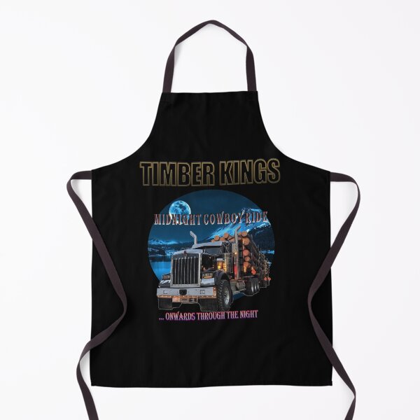Item preview, TIMBER KINGS: MIDNIGHT COWBOY RIDE...ONWARDS THROUGH THE NICHT / LOGGING TRUCK / KENWROTH W900 designed and sold by MK-GRAPHICS2020.