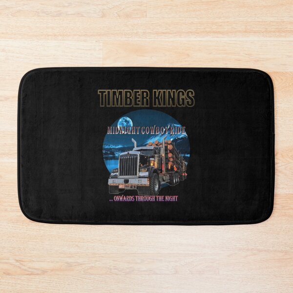 Item preview, TIMBER KINGS: MIDNIGHT COWBOY RIDE...ONWARDS THROUGH THE NICHT / LOGGING TRUCK / KENWROTH W900 designed and sold by MK-GRAPHICS2020.