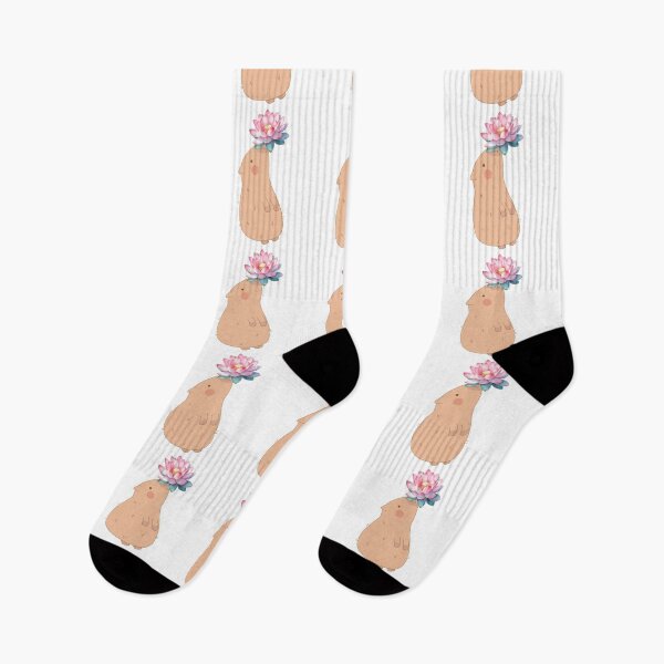 Item preview, Capybara And Lotus Flower Lover  designed and sold by CCKimShop.