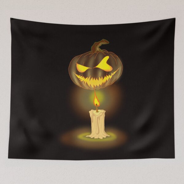 Item preview, Jack o lantern scary carved pumpkin face halloween designed and sold by TheEndDesign.