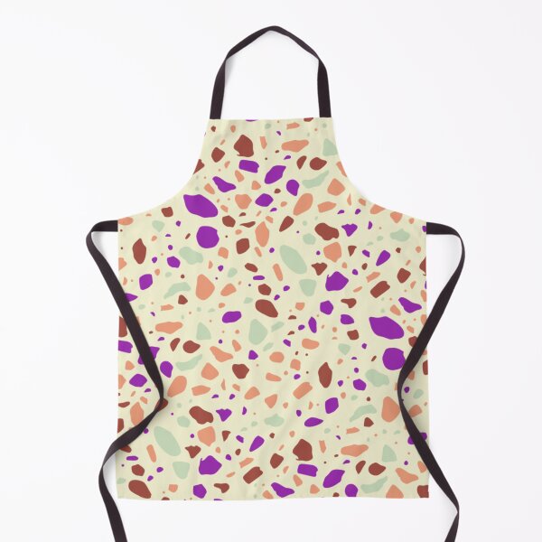 Item preview, TERRAZZO PATTERN IN WHITE, BROWN, PURPLE, LIGHT BLUE, PINKY BEIGE designed and sold by larissa-myrie.