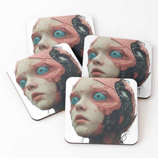 Item preview, Creepy robot person designed and sold by Zen Lael.