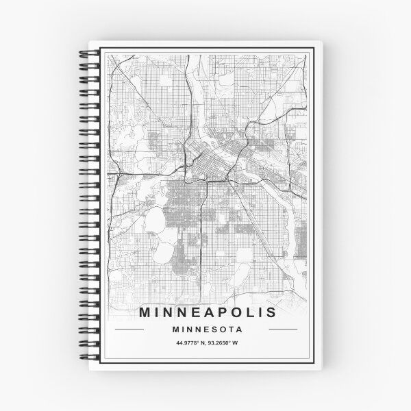 Item preview, Minneapolis City Map designed and sold by SHAMPAIN-ART-CO.
