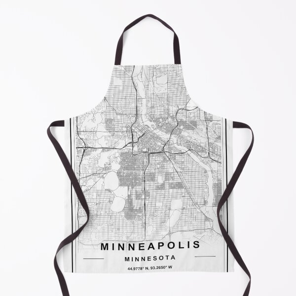 Artikelvorschau, Minneapolis Stadtplan entworfen und verkauft von SHAMPAIN-ART-CO.