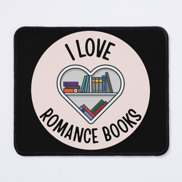 Item preview, I LOVE ROMANCE BOOKS - SHELFY designed and sold by HappyEverAfters.