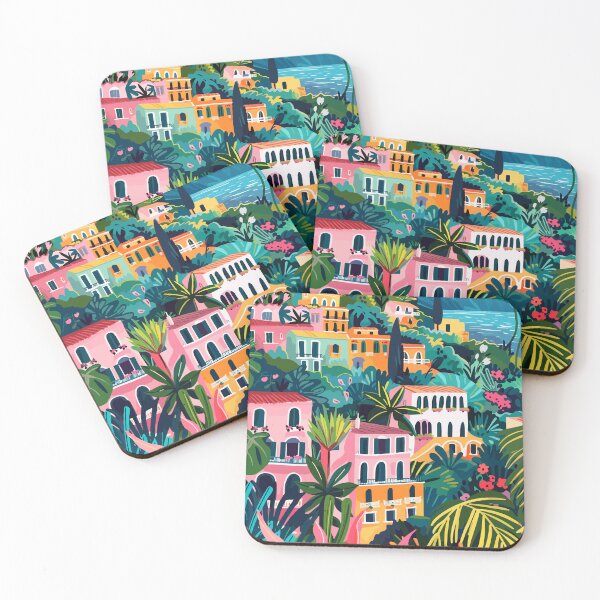 Item preview, Ilustración de la isla de Capri, arte de Campania, Italia designed and sold by LVTFCOarts.