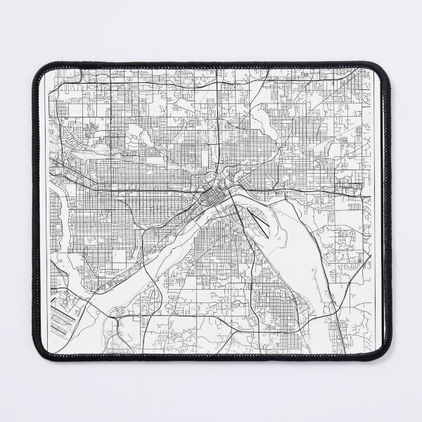 Item preview, St Paul City Map designed and sold by SHAMPAIN-ART-CO.