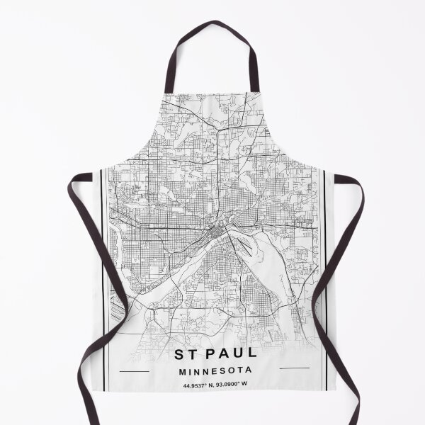 Item preview, St Paul City Map designed and sold by SHAMPAIN-ART-CO.