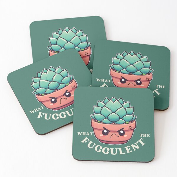 Item preview, What The Fucculent Plant Pun designed and sold by The magic  Yellow bus.