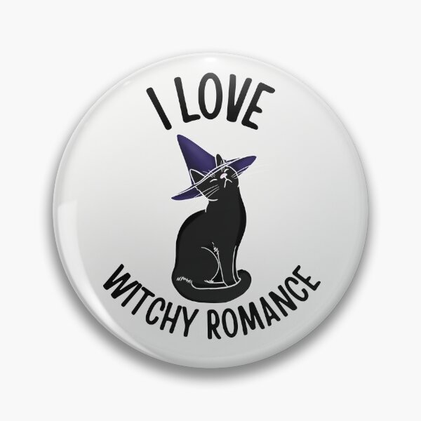 Item preview, I love witchy romance - familiar  designed and sold by HappyEverAfters.