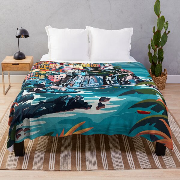 Aperçu de l'œuvre Cinque Terre Ligurie Italie Art créée et vendue par LVTFCOarts.