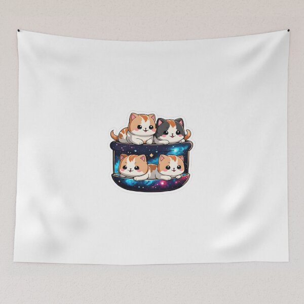 Item preview, Cosmic Kawaii Kittens designed and sold by RetroPop23.