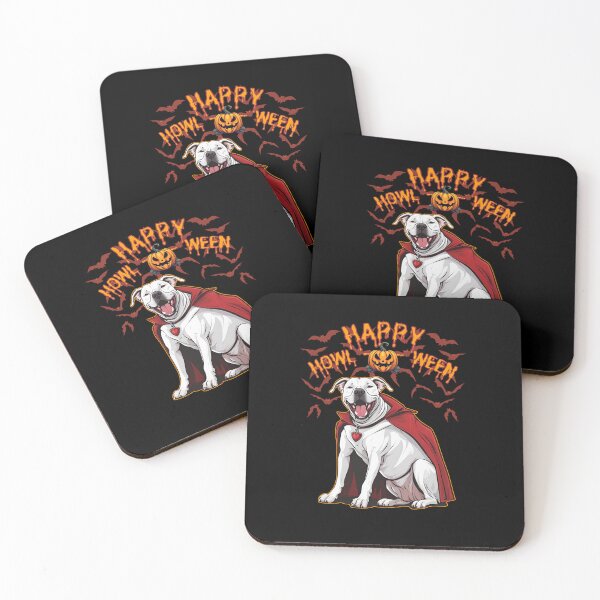 Item preview, Impressive Dogo Argentino in Vampire Cape - "Happy Howloween" - Halloween Design for Products designed and sold by GoodyPaws.
