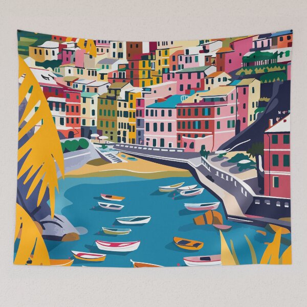 Artikelvorschau, Ligurien Italien Kunst Cinque Terre entworfen und verkauft von LVTFCOarts.