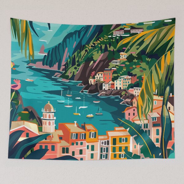 Artikelvorschau, Ligurien Italien Ästhetik Cinque Terre entworfen und verkauft von LVTFCOarts.